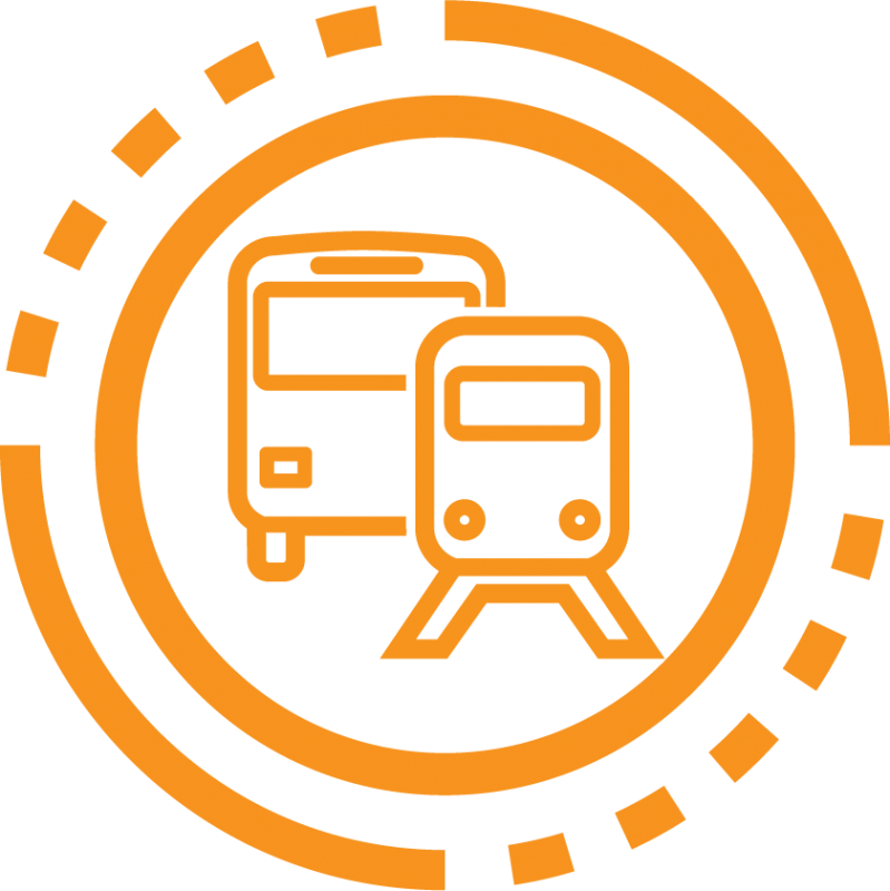 Bus and Train Icon